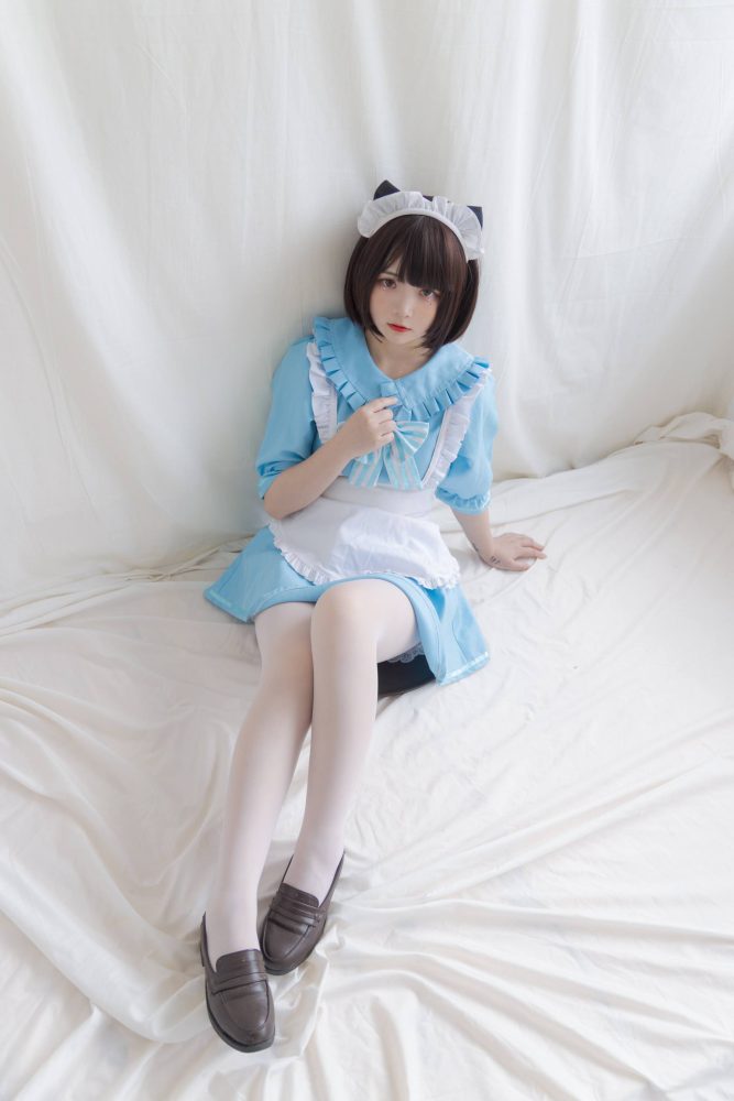 女仆装白丝女孩【43P】20014-嘿次元